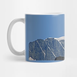 Snowy Mountain Ridge Alpine Landscape Mug